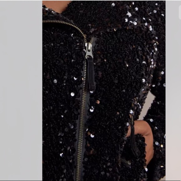 NWT ANTHROPOLOGIE MAEVE MALIA Moto Jacket Size M. - Picture 6 of 17